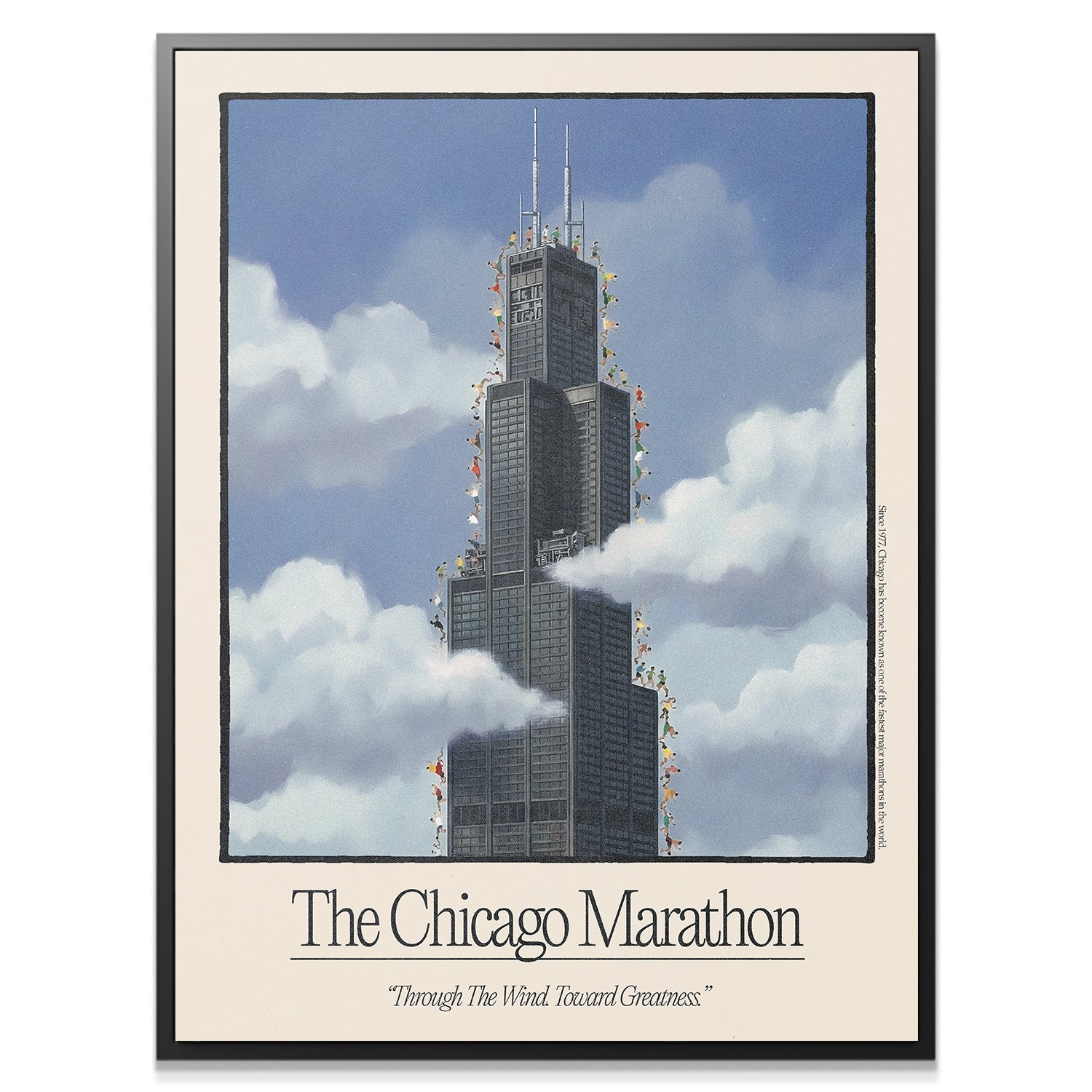 Chicago Marathon - Vintage Poster