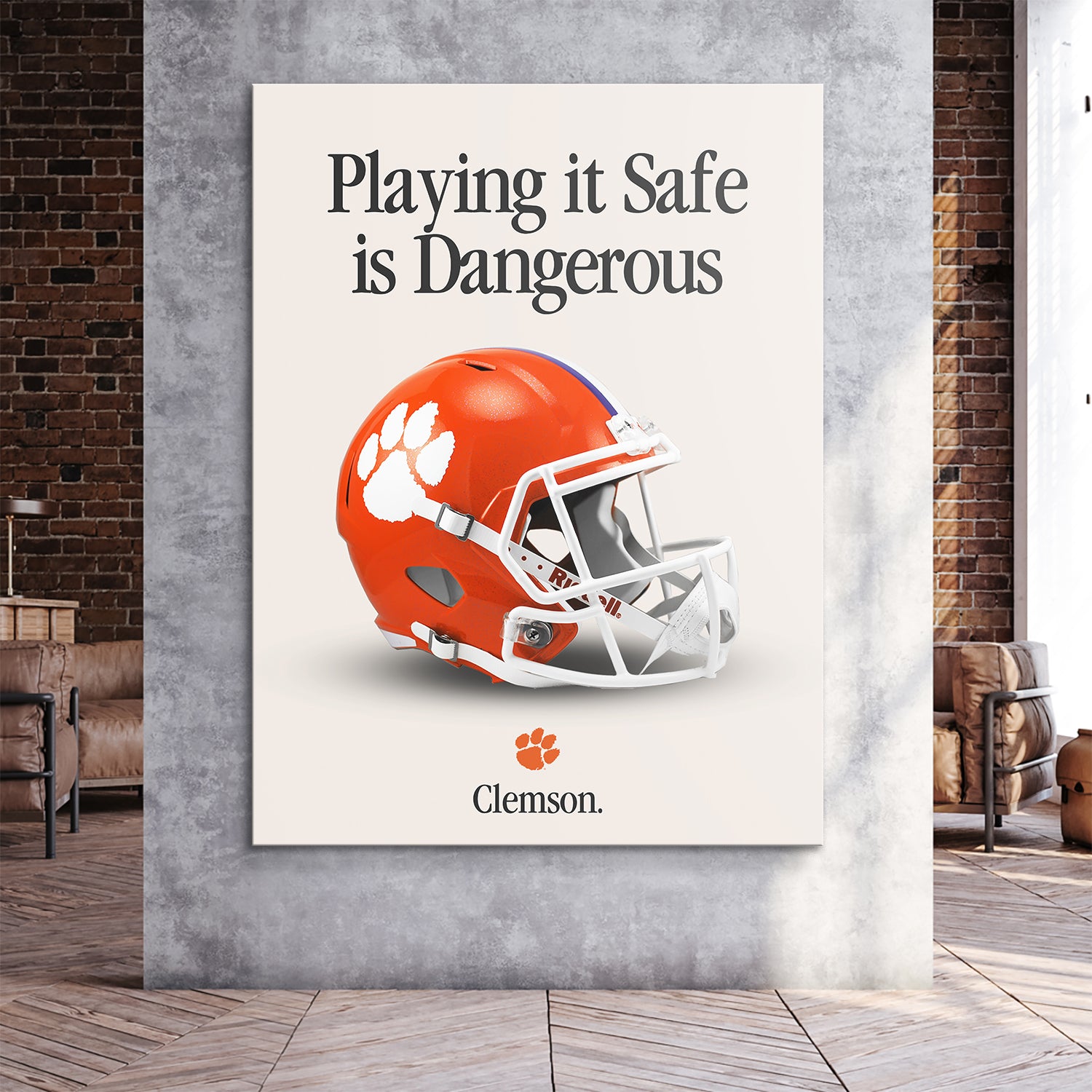 Clemson - Playing It Safe V2 - IKONICK - College Football