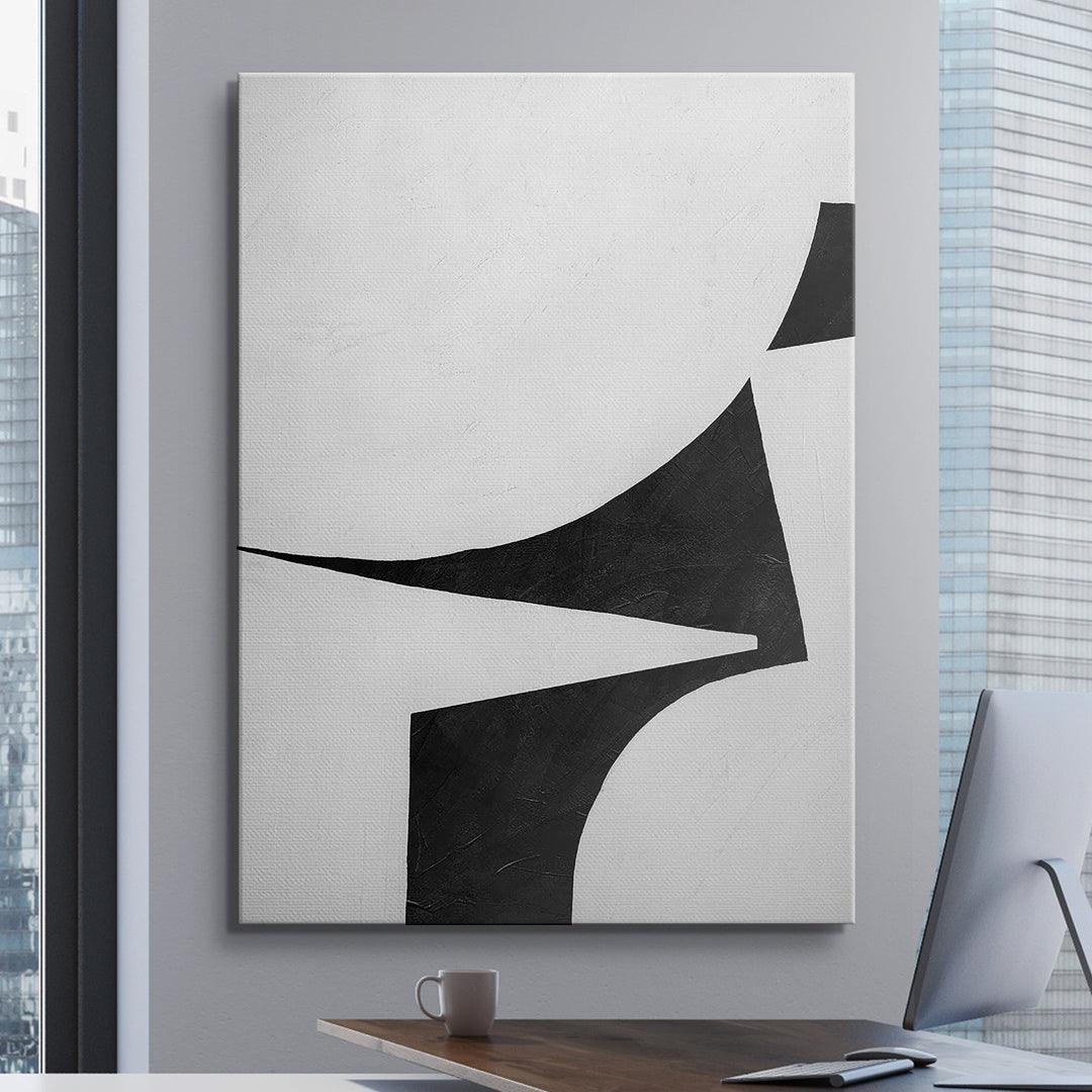 Colliding Shapes Black N.3 - IKONICK - John Faifer