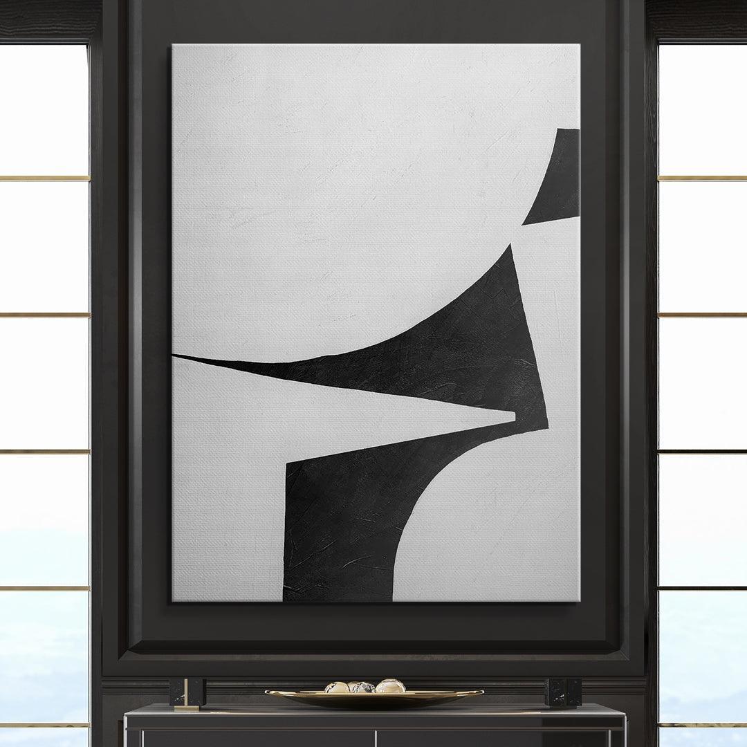 Colliding Shapes Black N.3 - IKONICK - John Faifer