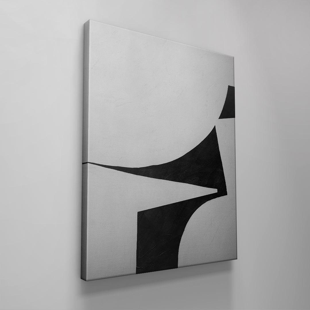 Colliding Shapes Black N.3 - IKONICK - John Faifer