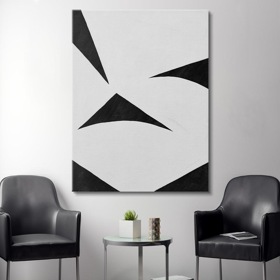 Colliding Shapes Black N.6 - IKONICK - John Faifer