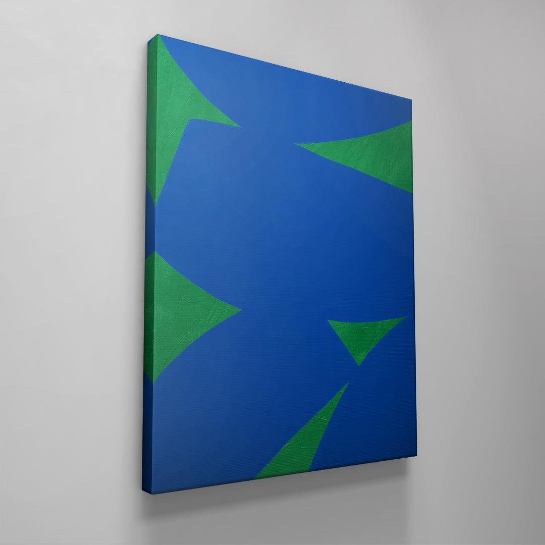 Colliding Shapes Blue N.5 - IKONICK - John Faifer