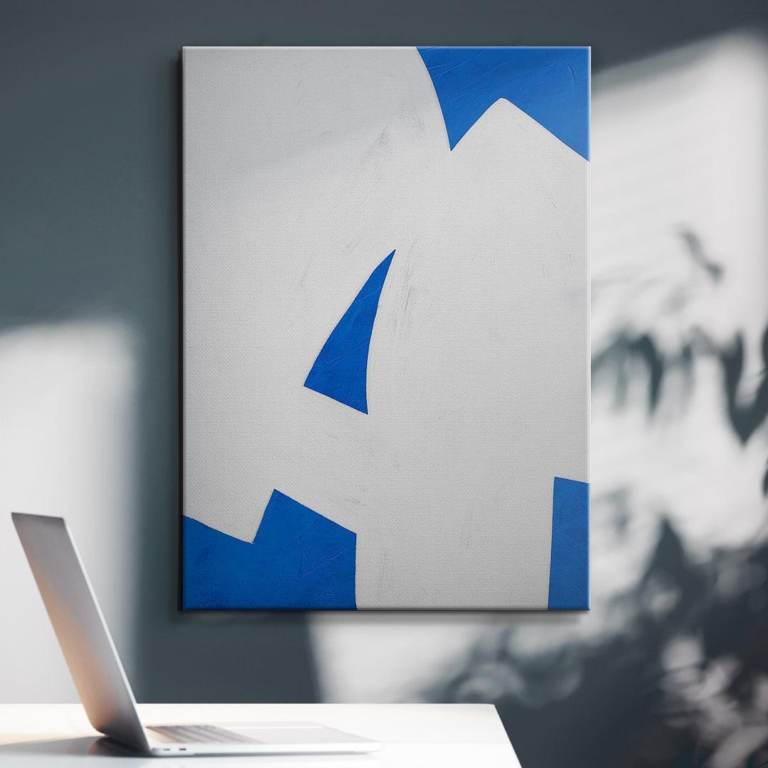 Colliding Shapes Blue N.2 - IKONICK - John Faifer