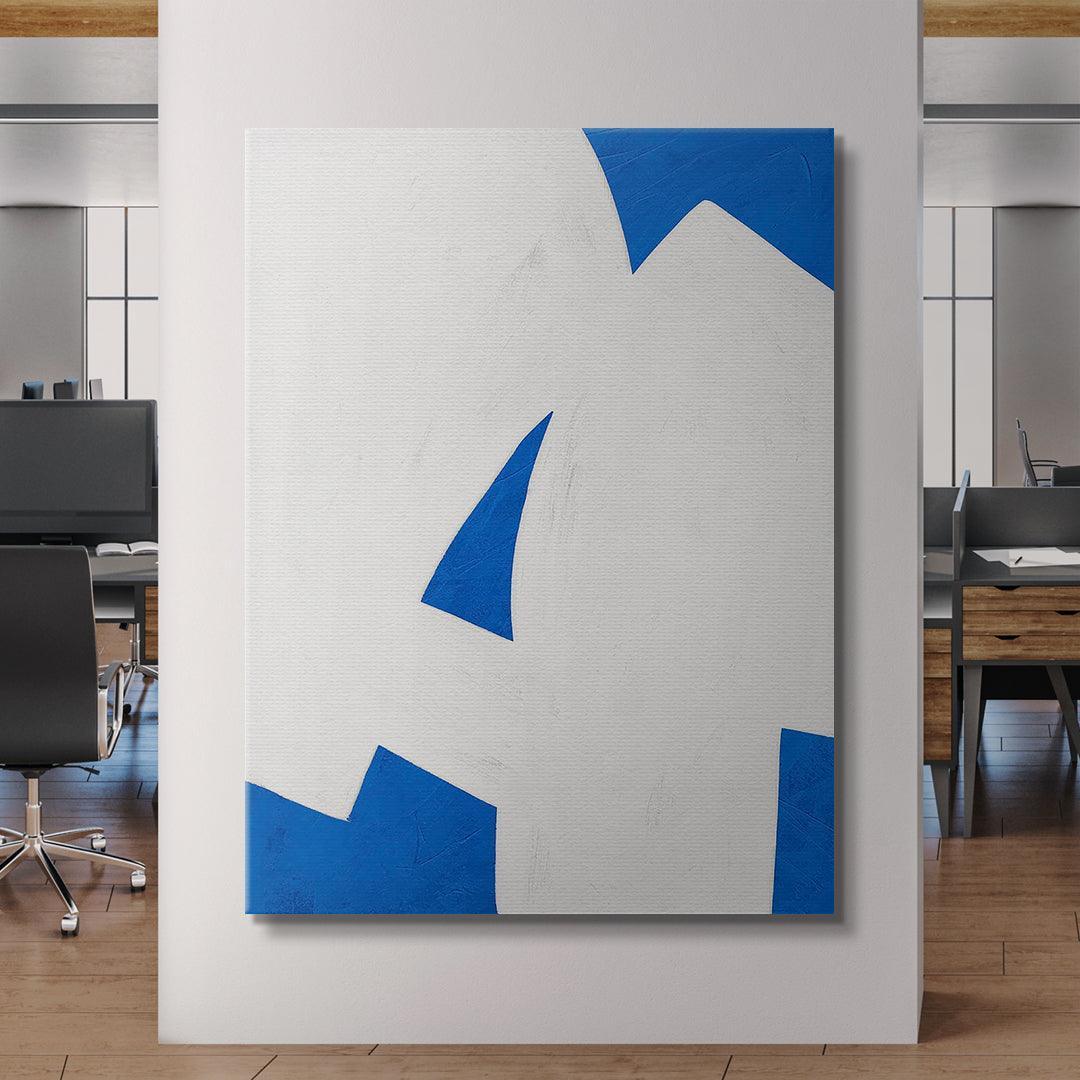 Colliding Shapes Blue N.2 - IKONICK - John Faifer