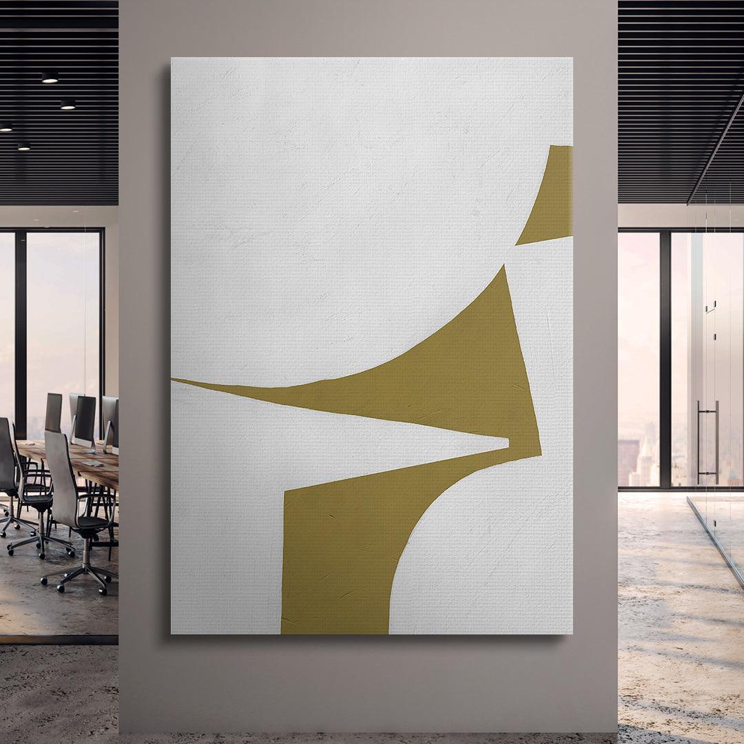 Colliding Shapes Gold N.3 - IKONICK - John Faifer