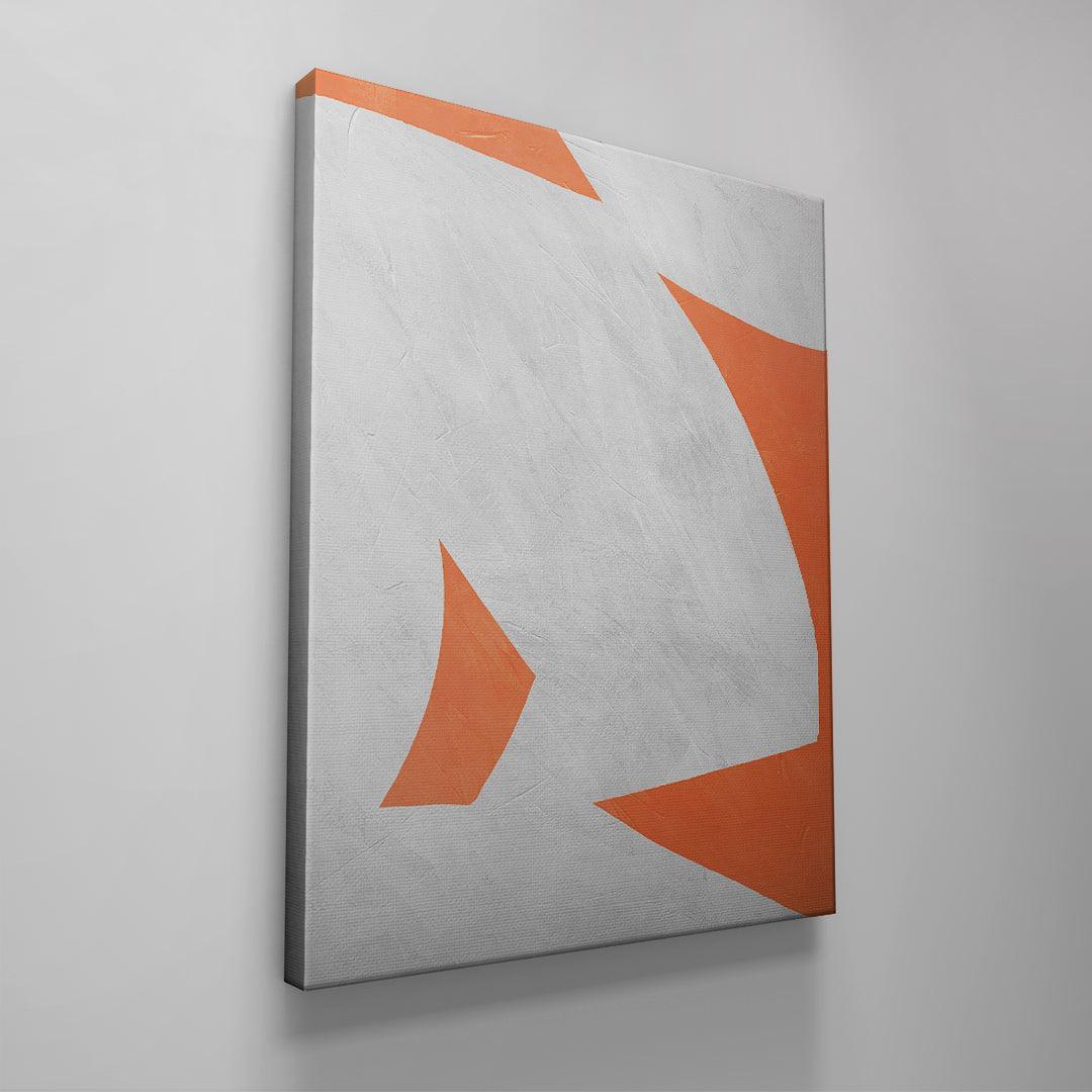 Colliding Shapes Orange N.4 - IKONICK - John Faifer