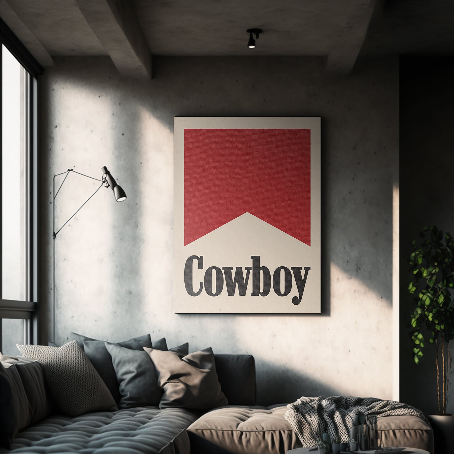 Cowboy - Marlboro - Official IKONICK Canvas Art