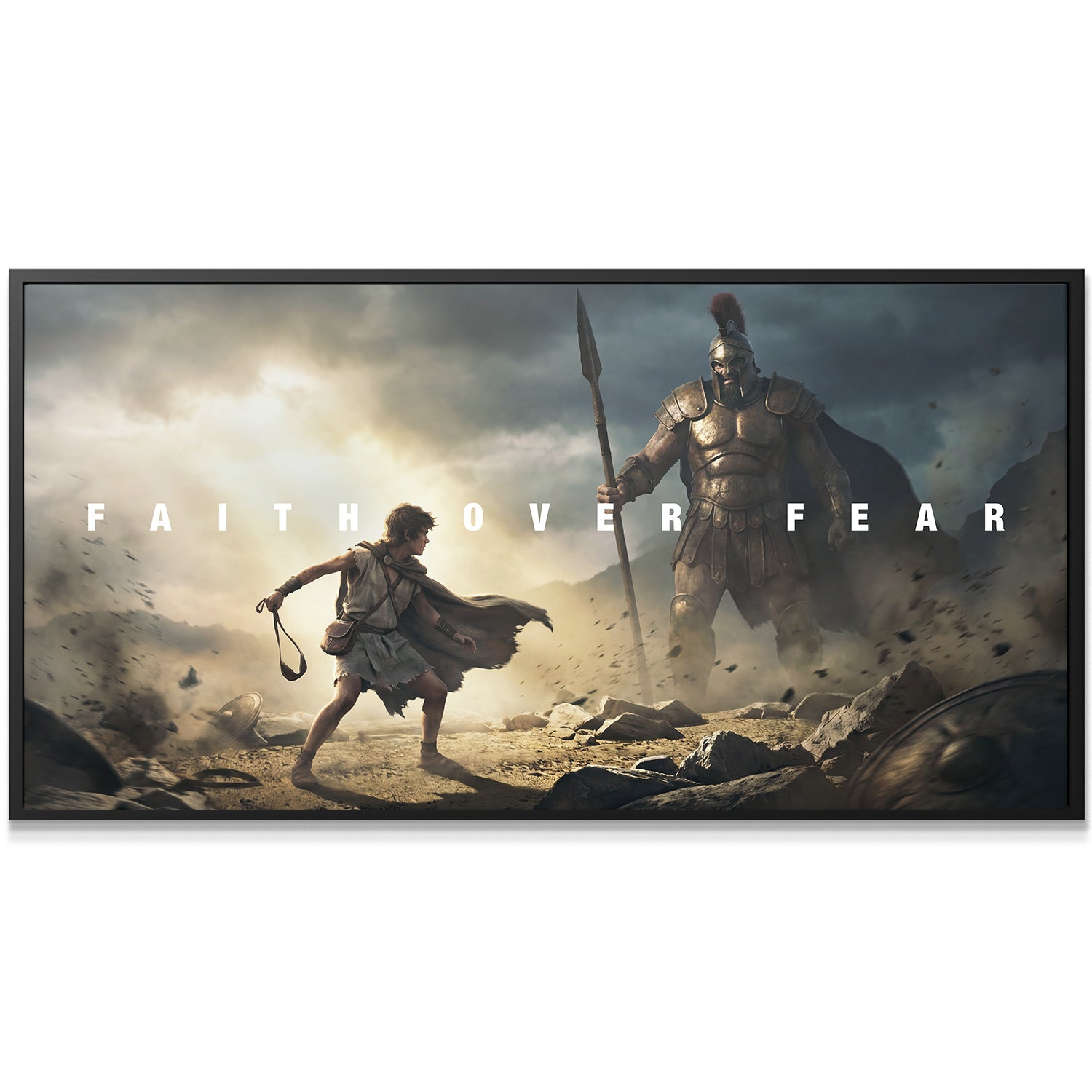 David And Goliath – Faith Over Fear - IKONICK - BIBLE