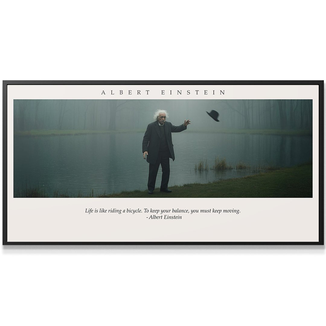 Albert Einstein - Keep Moving - IKONICK - Albert Einstein