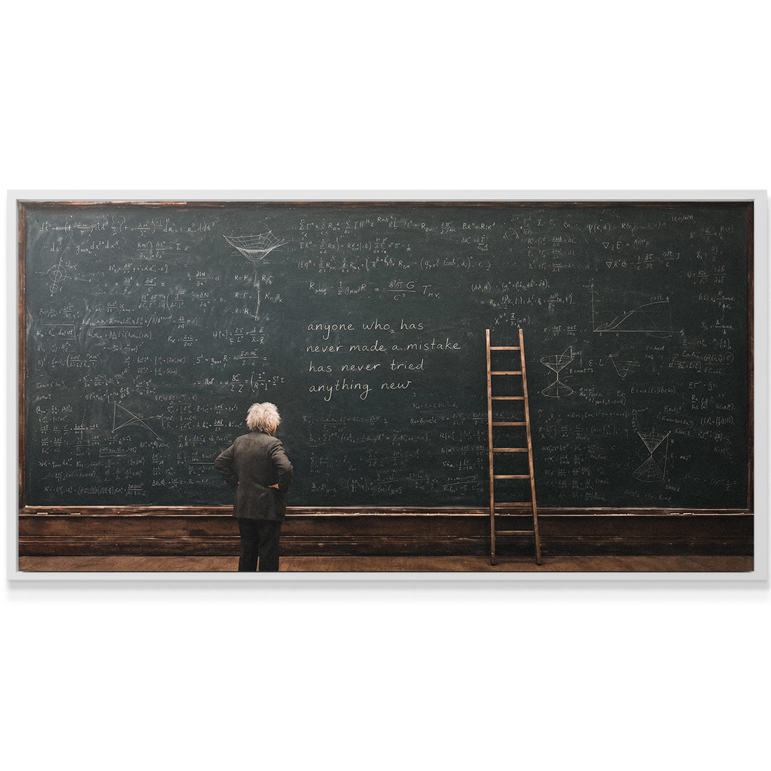Einstein Chalkboard