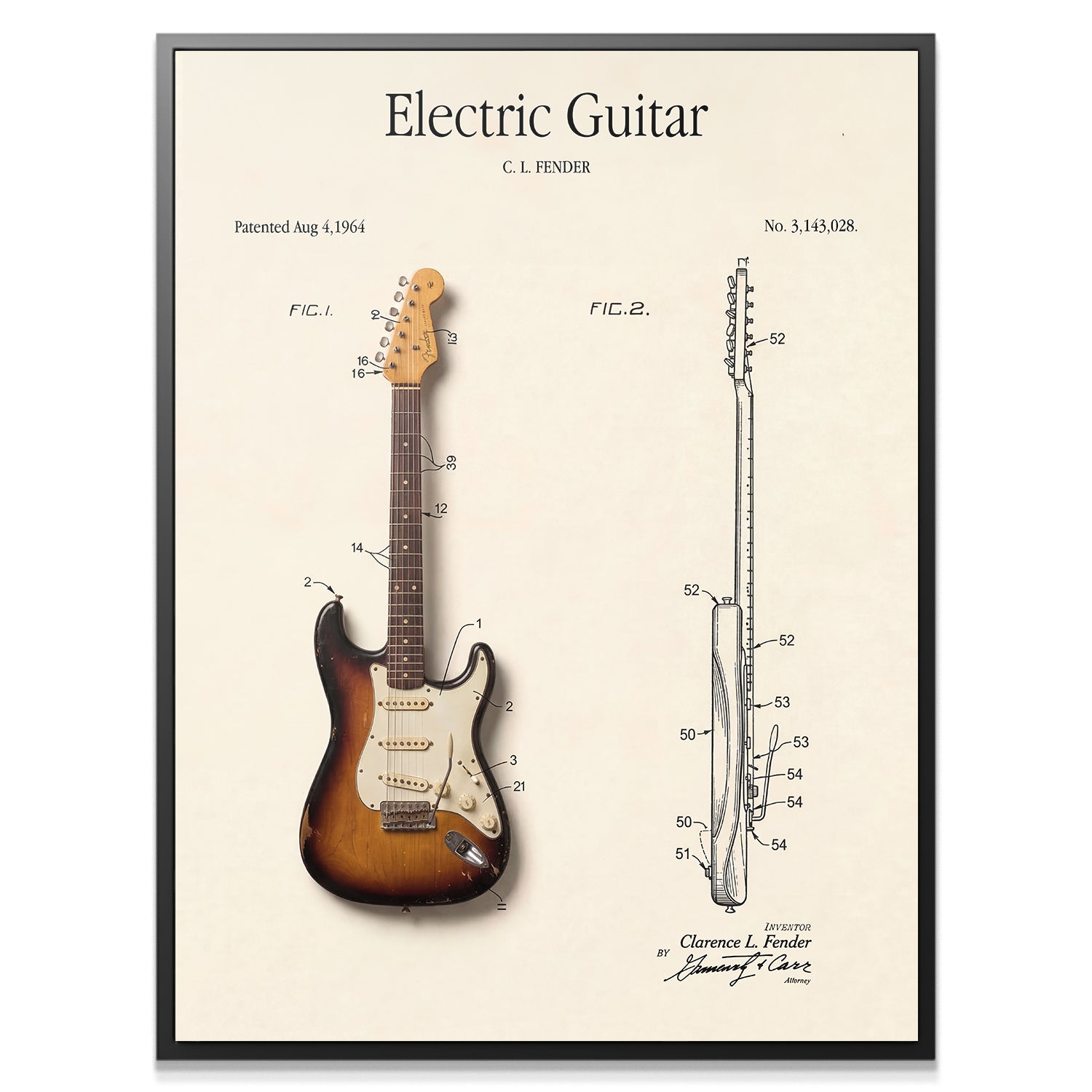 Electric Guitar Patent