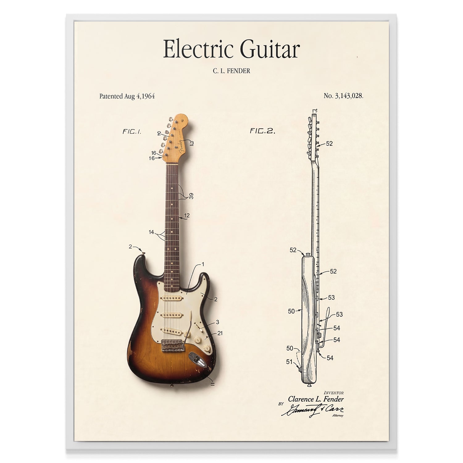 Electric Guitar Patent