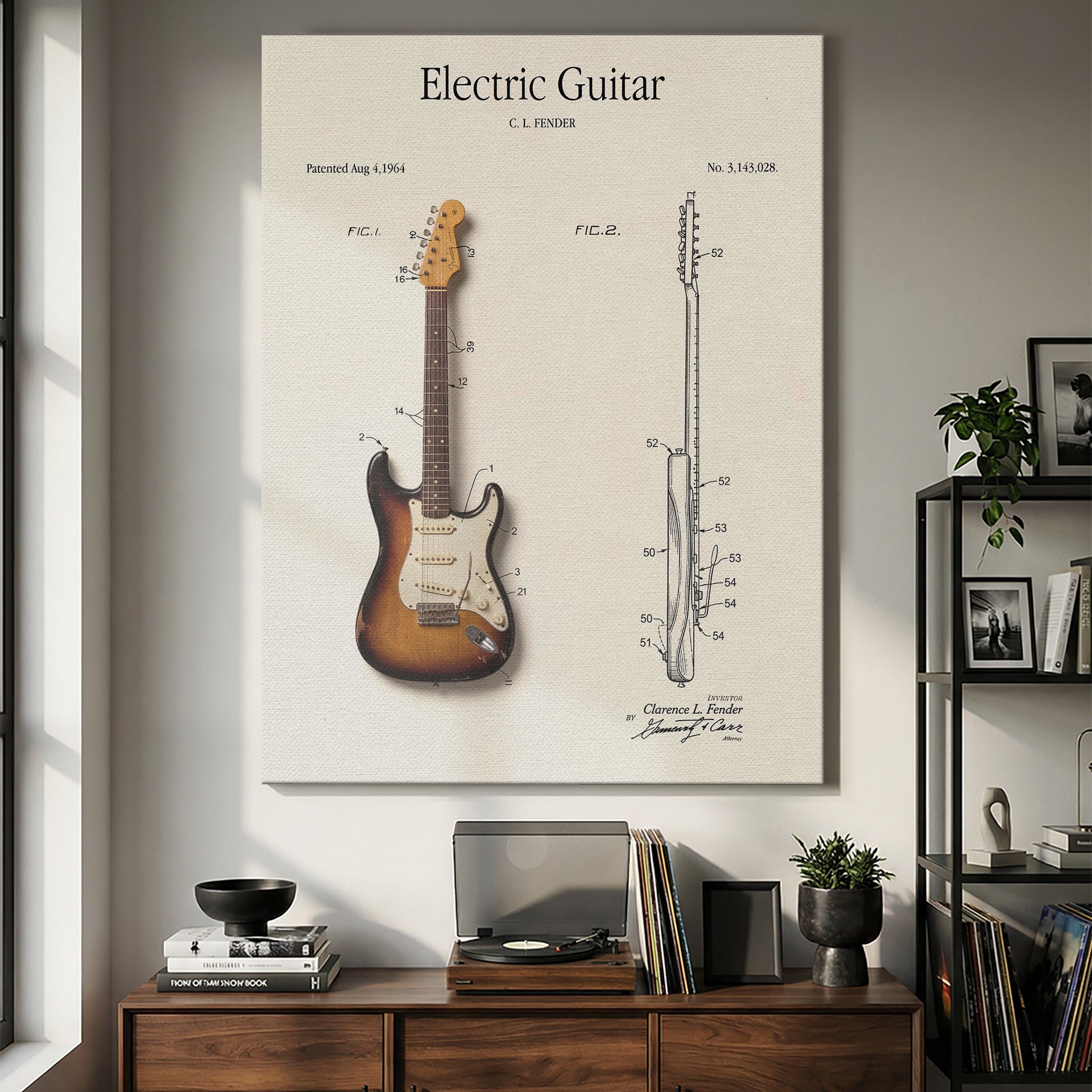 Electric Guitar Patent
