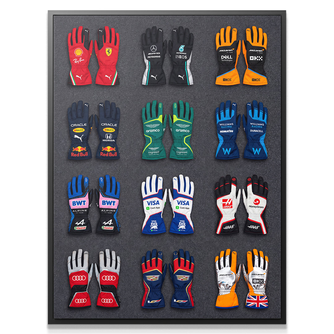 F1 Glove Wall
