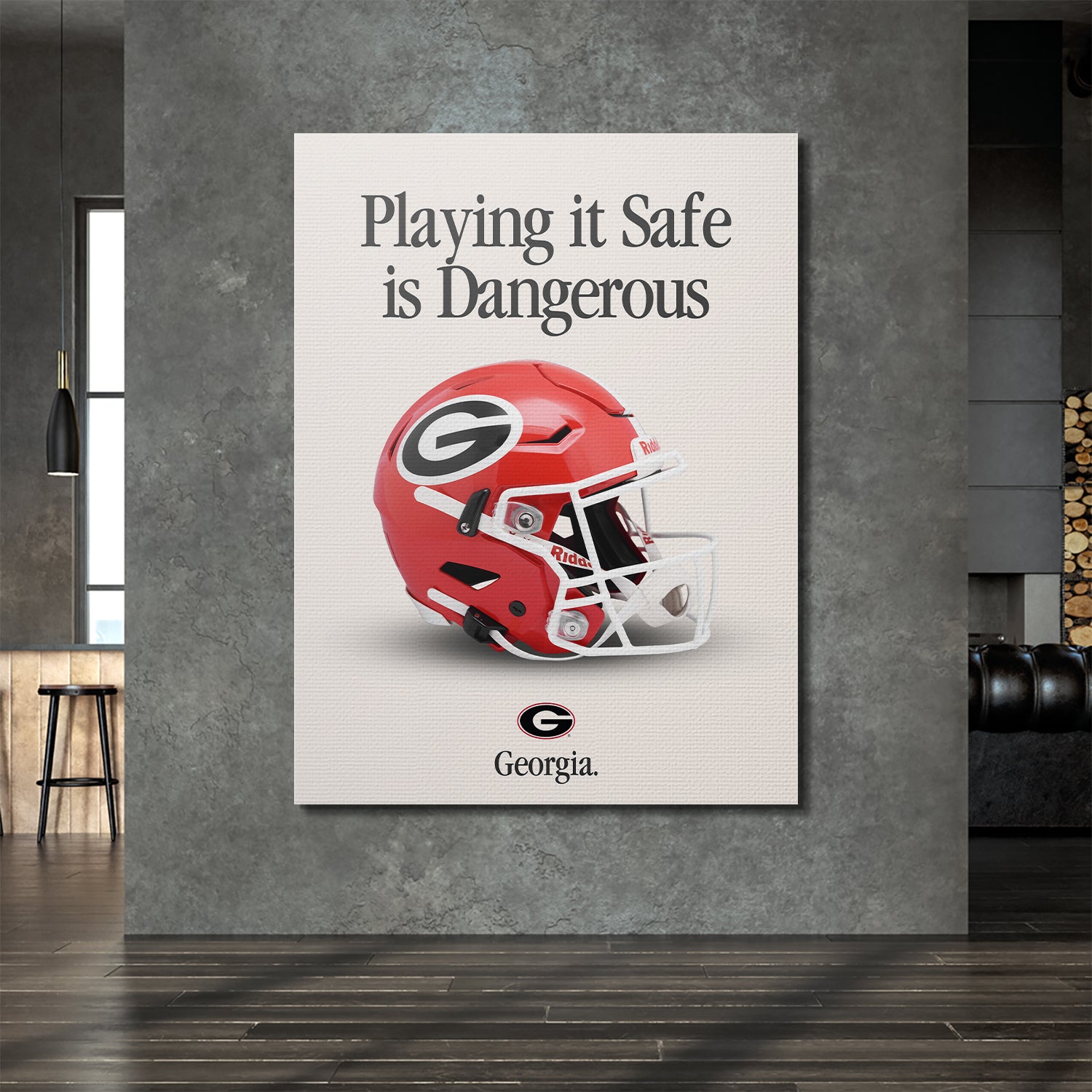 Georgia - Playing It Safe V2 - IKONICK - College Football