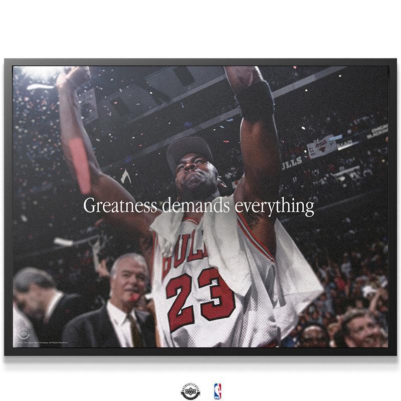 Michael Jordan - Greatness Demands Everything - IKONICK - Michael Jordan