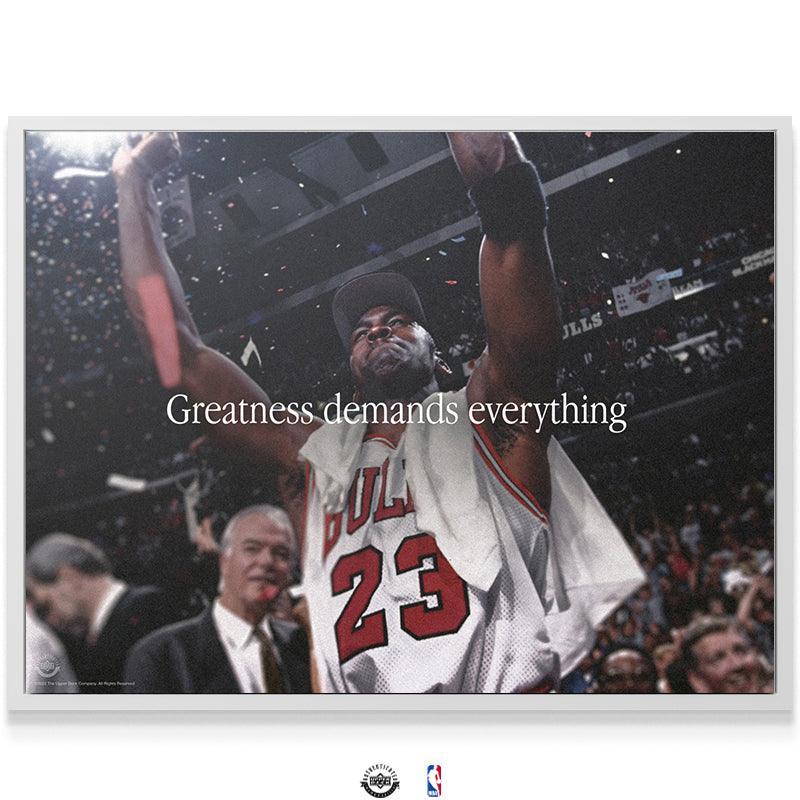 Michael Jordan - Greatness Demands Everything - IKONICK - Michael Jordan