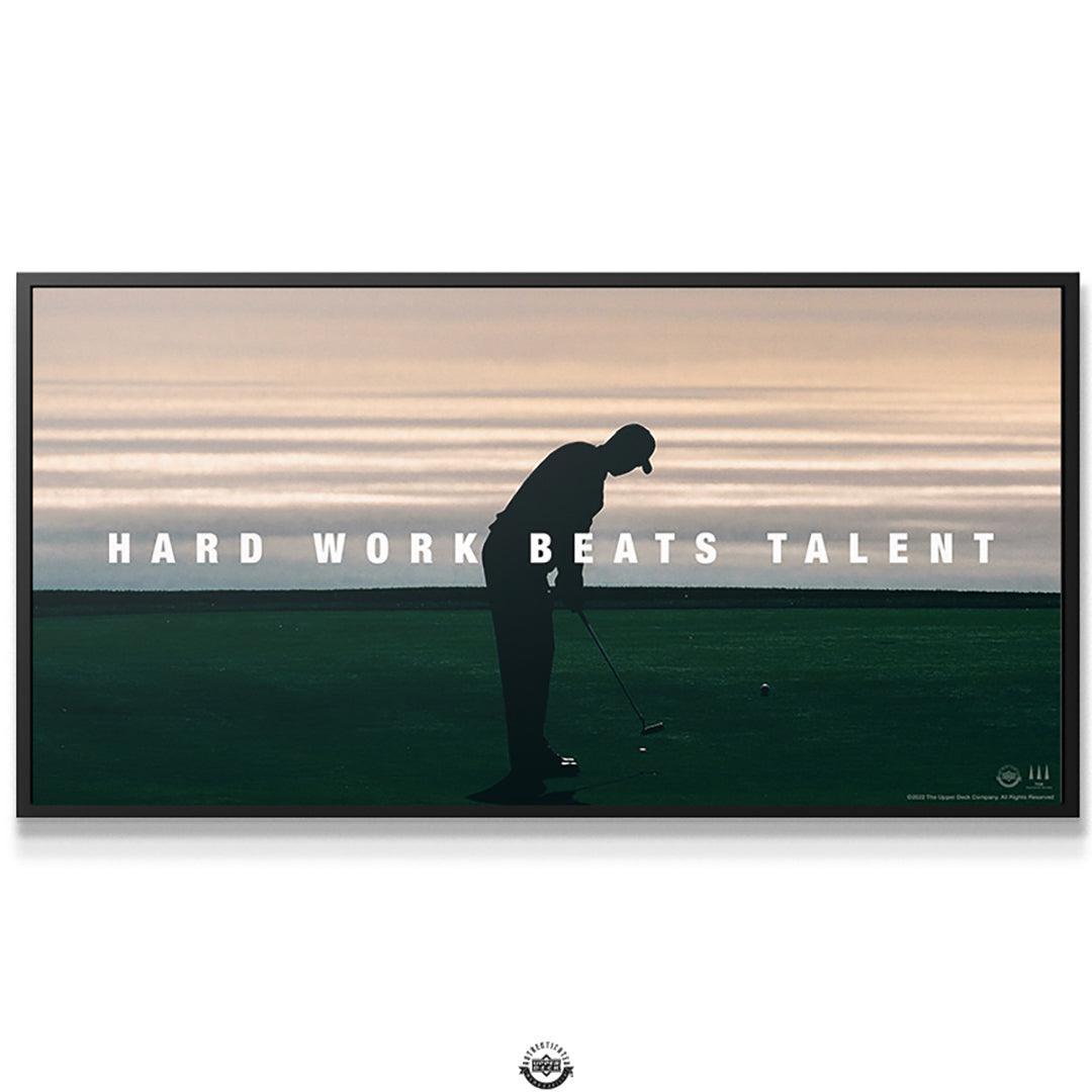 Tiger Woods - Hard Work Beats Talent - IKONICK - Tiger Woods