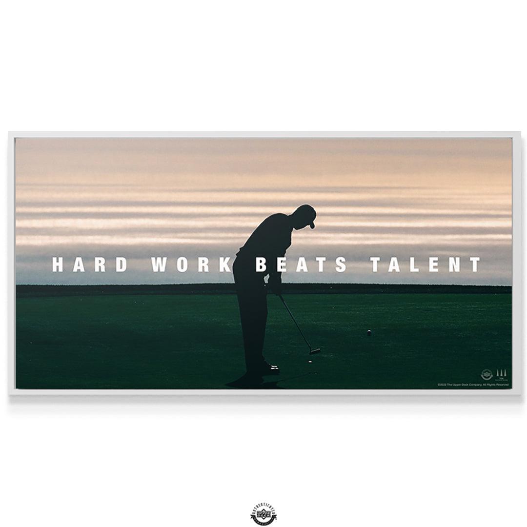 Tiger Woods - Hard Work Beats Talent - IKONICK - Tiger Woods