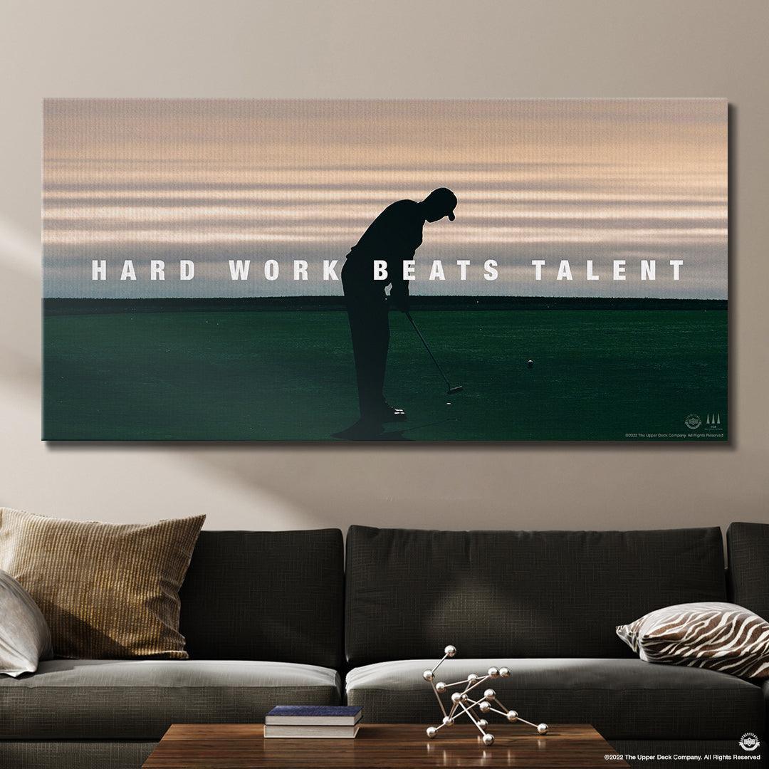 Tiger Woods - Hard Work Beats Talent - IKONICK - Tiger Woods