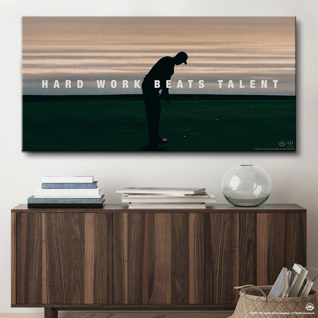 Tiger Woods - Hard Work Beats Talent - IKONICK - Tiger Woods