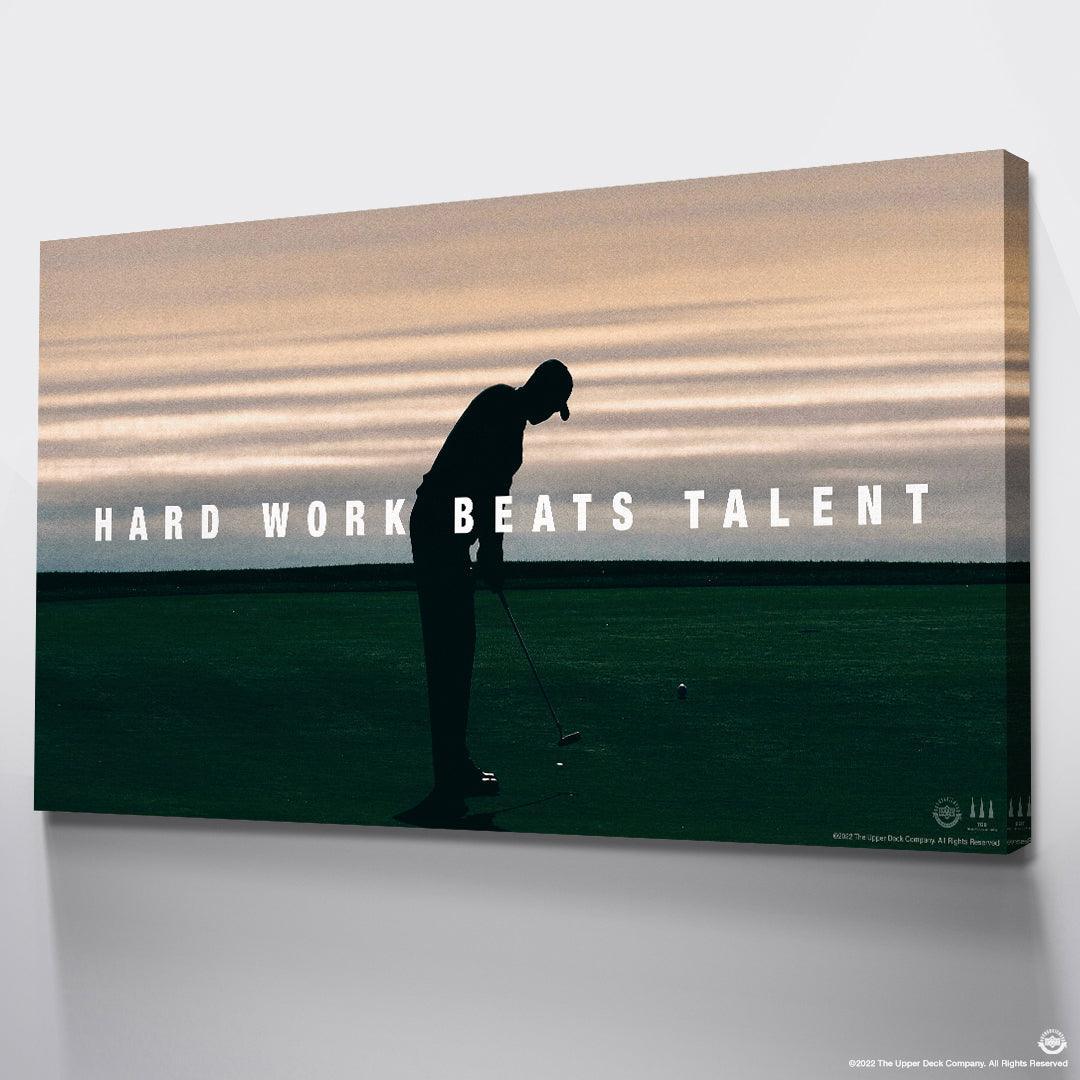 Tiger Woods - Hard Work Beats Talent - IKONICK - Tiger Woods