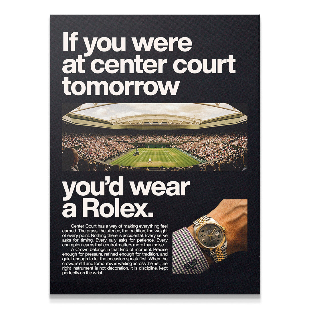 If You Were At Center Court Tomorrow