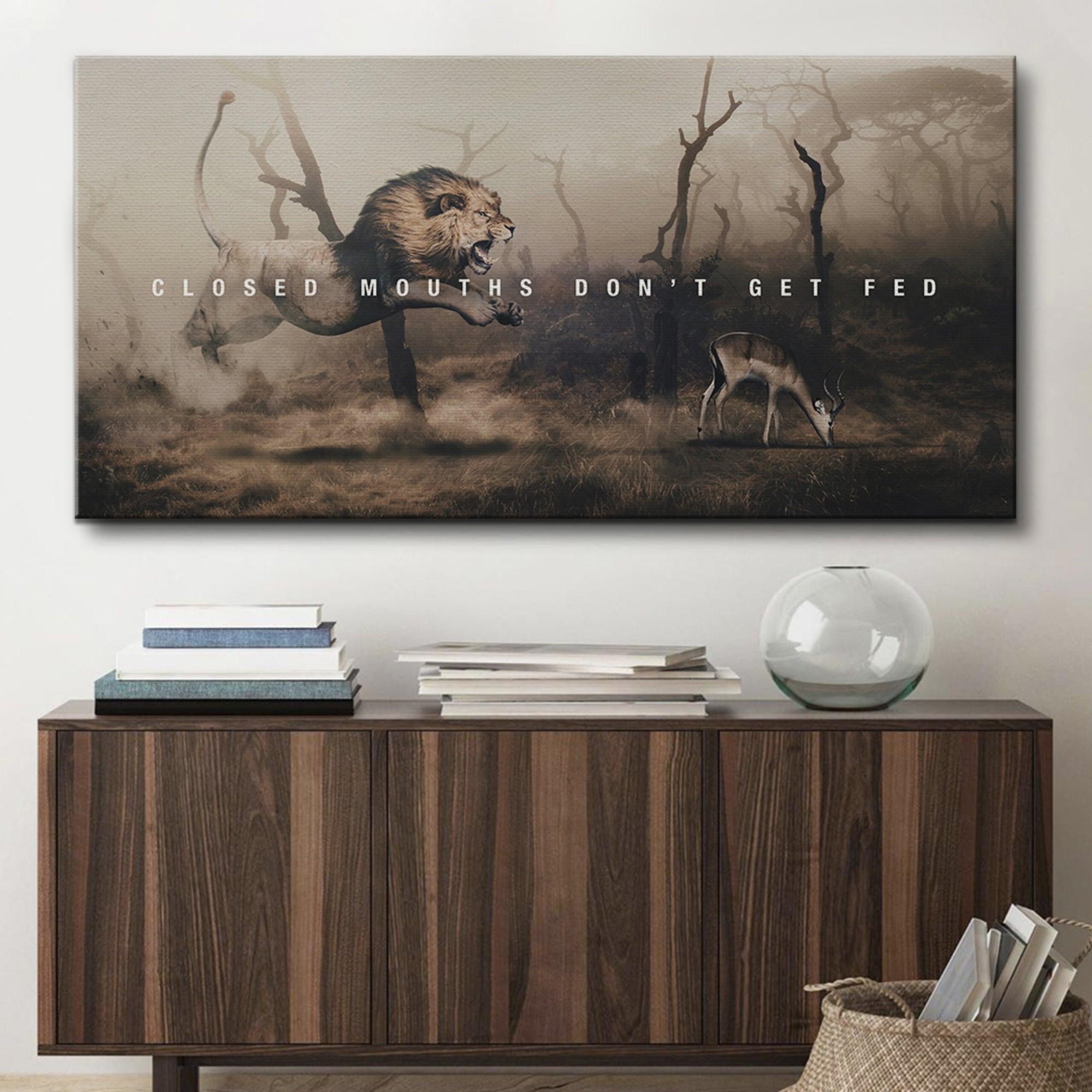 Closed Mouths Don't Get Fed - IKONICK - IKONICK Original