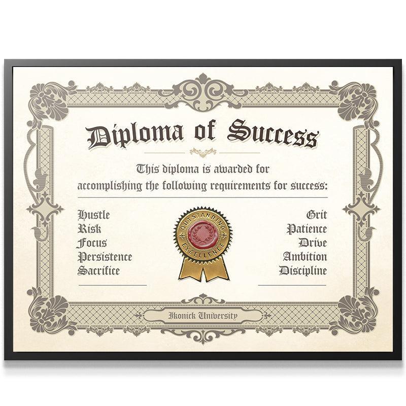 Diploma Of Success - IKONICK - IKONICK Original