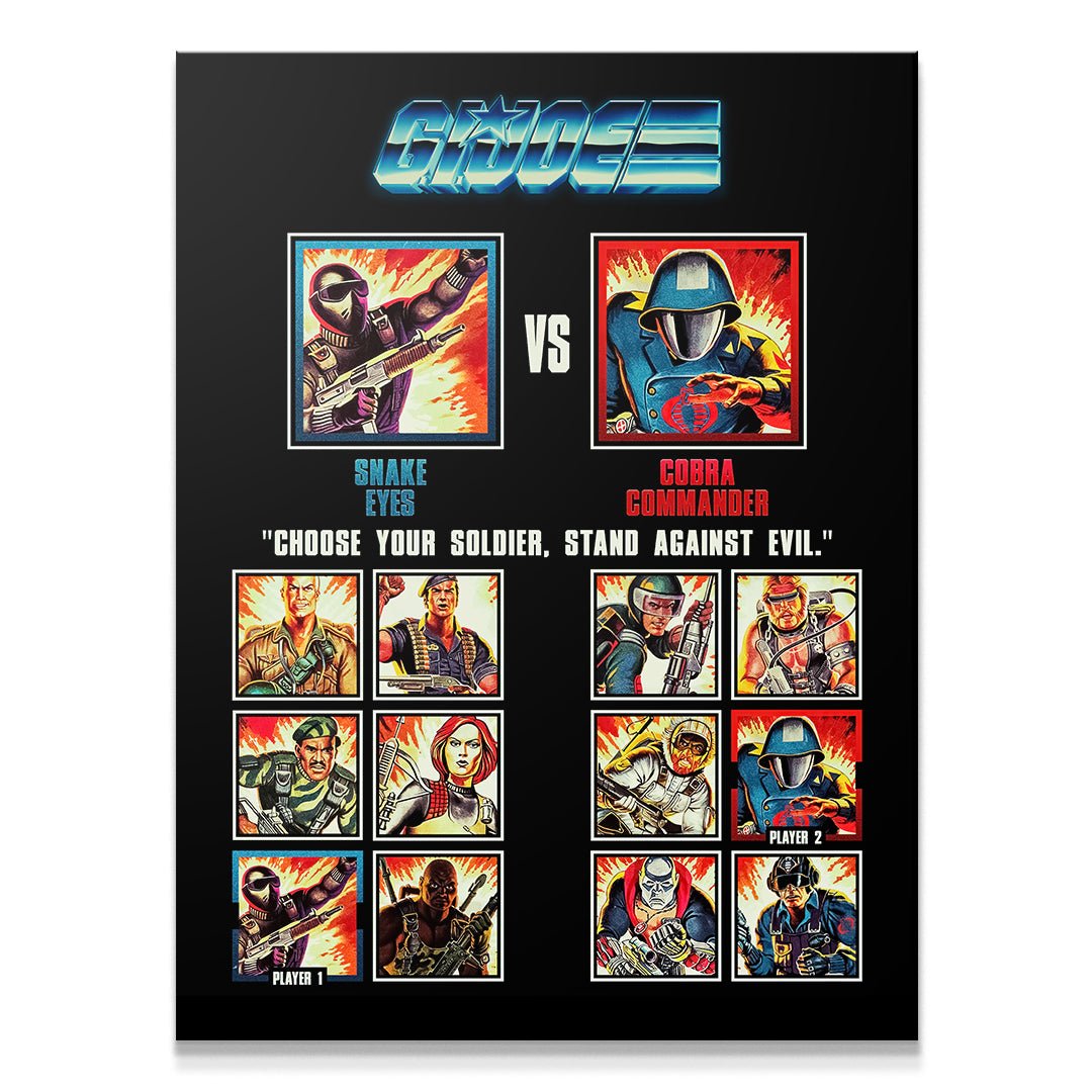 GI JOE - Choose Your Soldier, Stand Against Evil - IKONICK - GI JOE