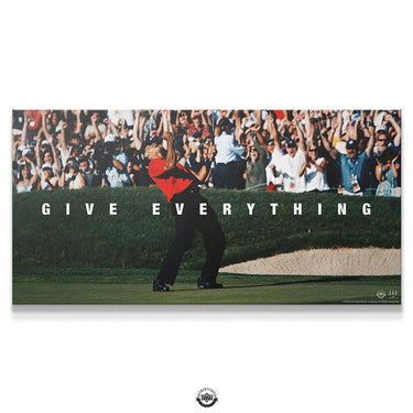Motivational Tiger Woods Canvas - Give Everything - IKONICK