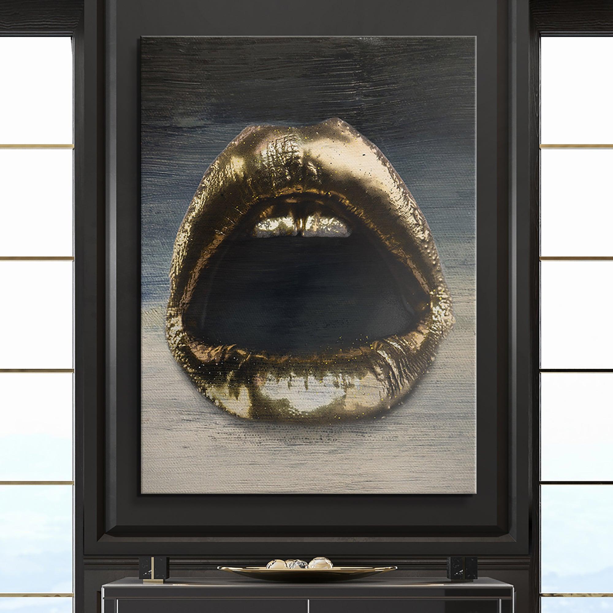 Gold Lips Gradient - IKONICK - IKONICK Original