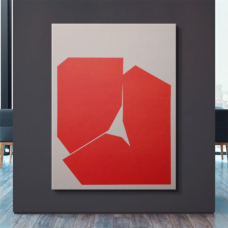 Red Shapes N.2 - IKONICK - Gorka Gondra