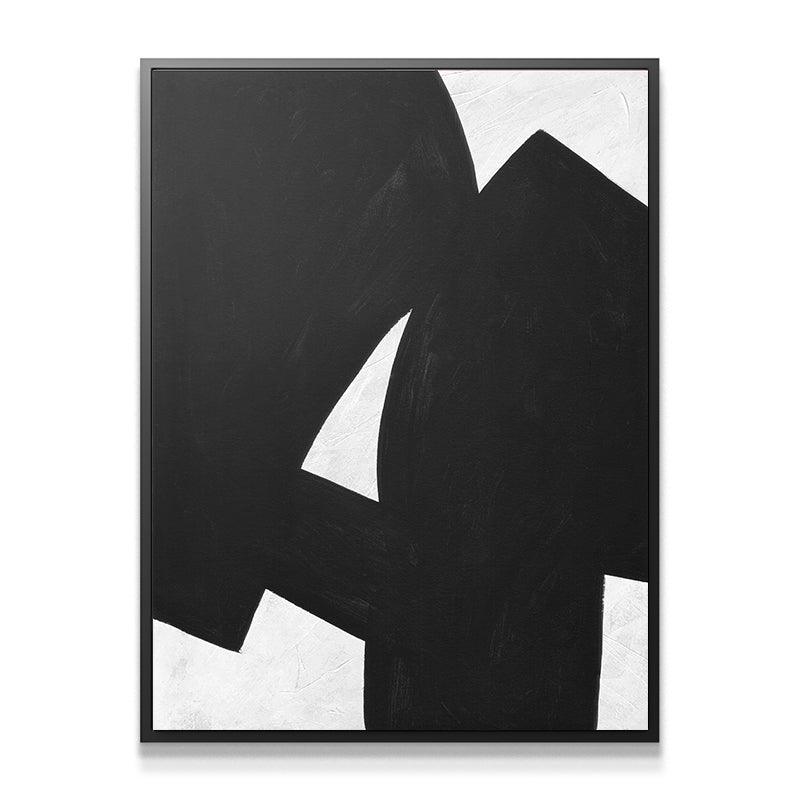 Colliding Shapes Black N.2 - IKONICK - John Faifer