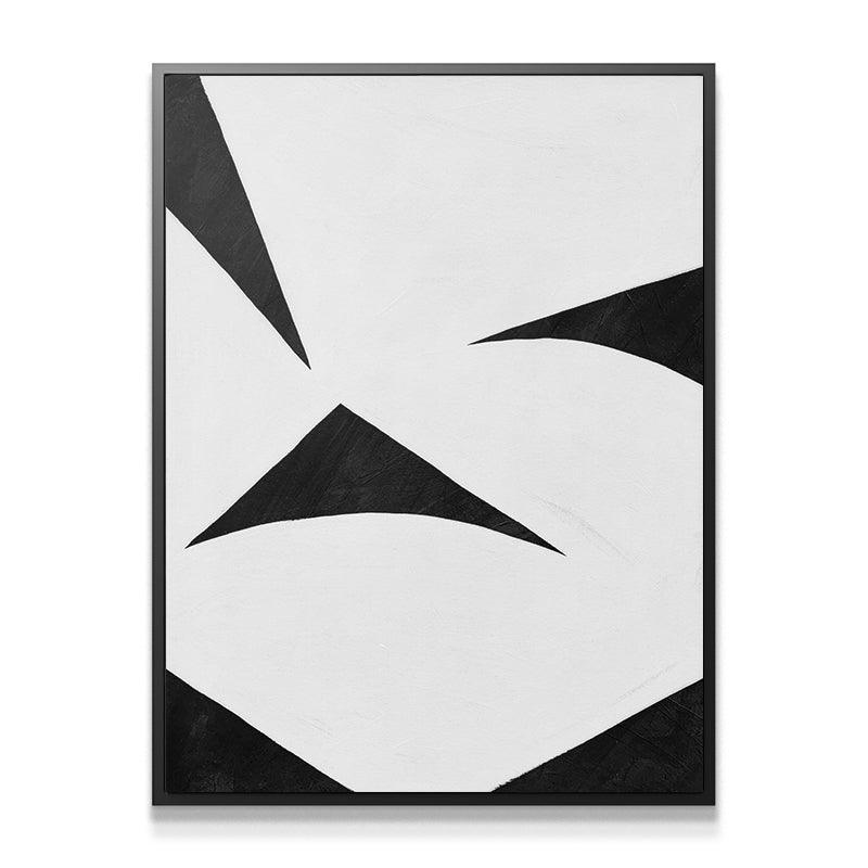 Colliding Shapes Black N.6 - IKONICK - John Faifer