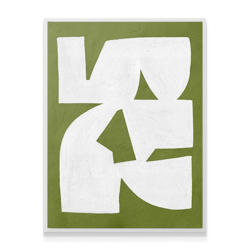 Colliding Shapes Green N.1 - IKONICK - John Faifer