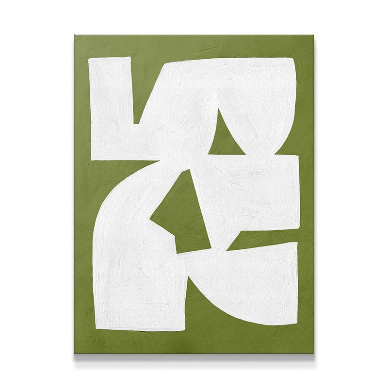 Colliding Shapes Green N.1 - IKONICK - John Faifer