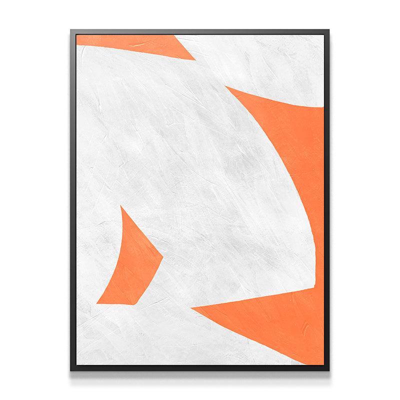 Colliding Shapes Orange N.4 - IKONICK - John Faifer