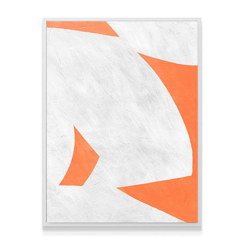 Colliding Shapes Orange N.4 - IKONICK - John Faifer