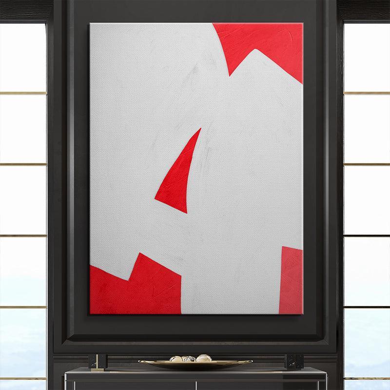 Colliding Shapes Red N.2 - IKONICK - John Faifer