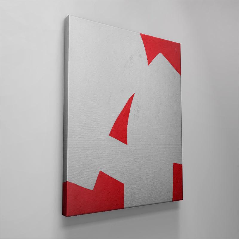 Colliding Shapes Red N.2 - IKONICK - John Faifer