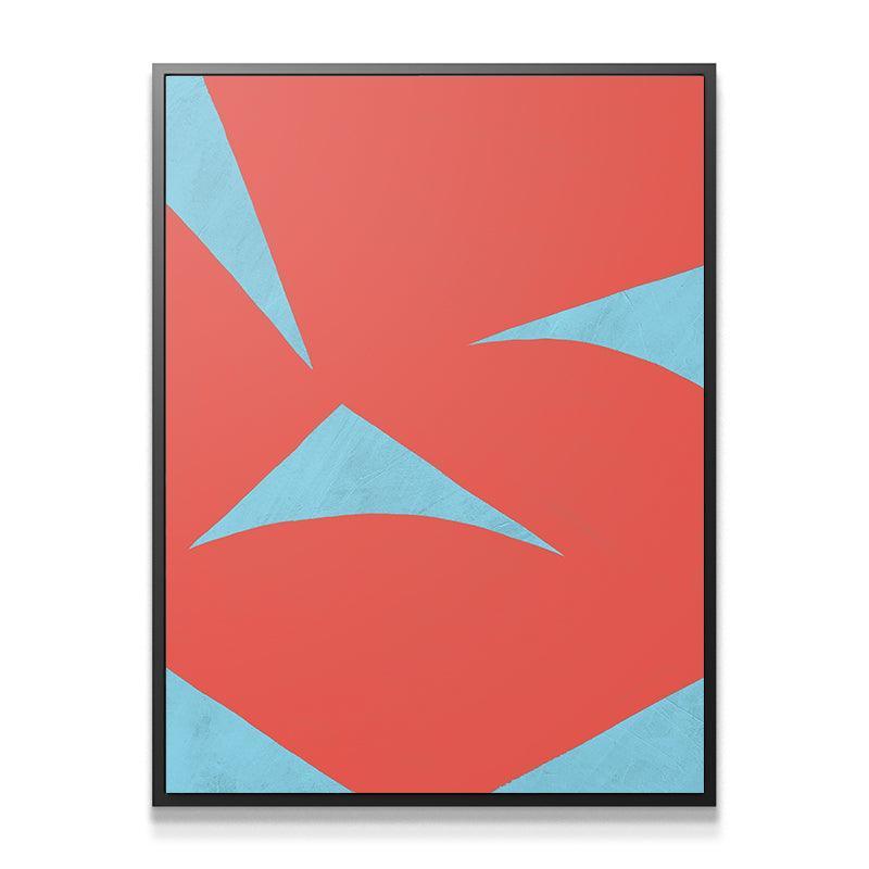 Colliding Shapes Red N.6 - IKONICK - John Faifer