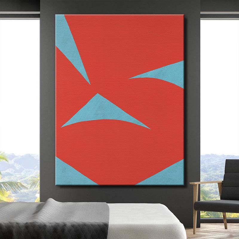 Colliding Shapes Red N.6 - IKONICK - John Faifer