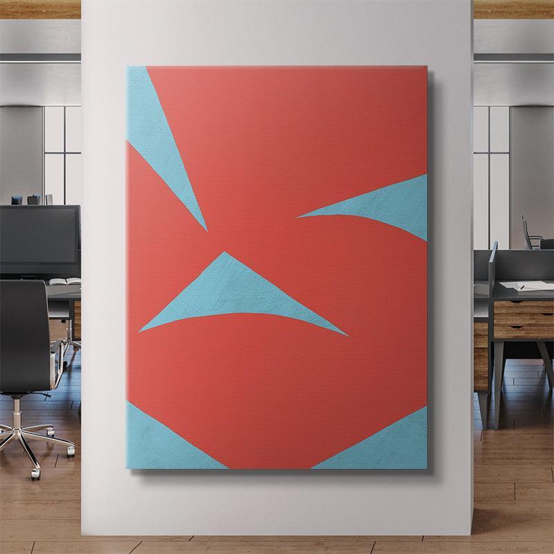 Colliding Shapes Red N.6 - IKONICK - John Faifer