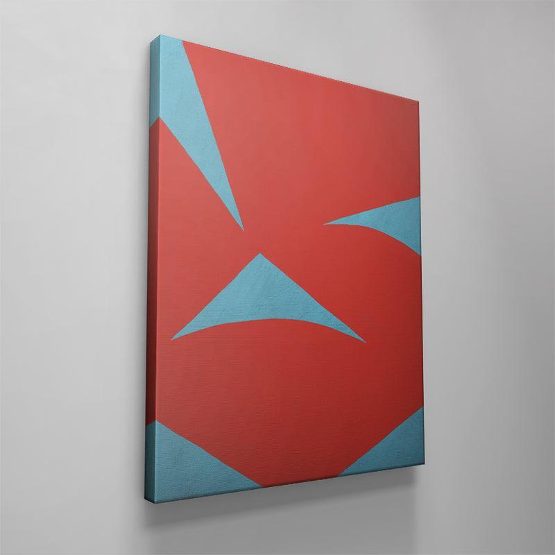 Colliding Shapes Red N.6 - IKONICK - John Faifer