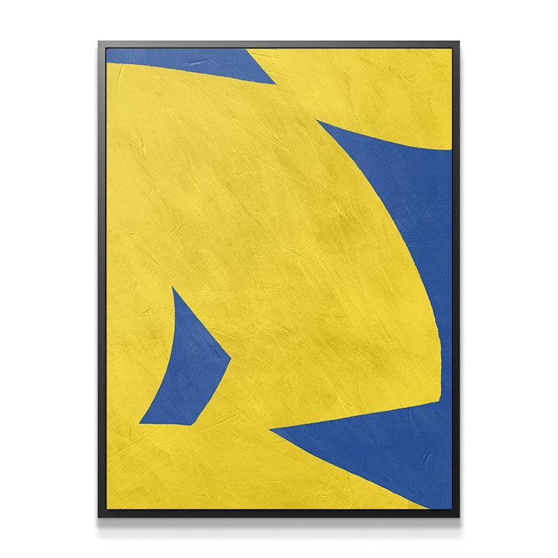 Colliding Shapes Yellow N.4 - IKONICK - John Faifer