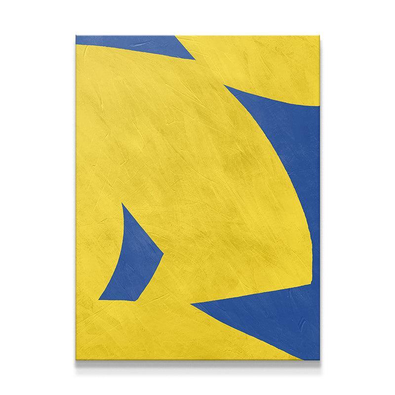 Colliding Shapes Yellow N.4 - IKONICK - John Faifer