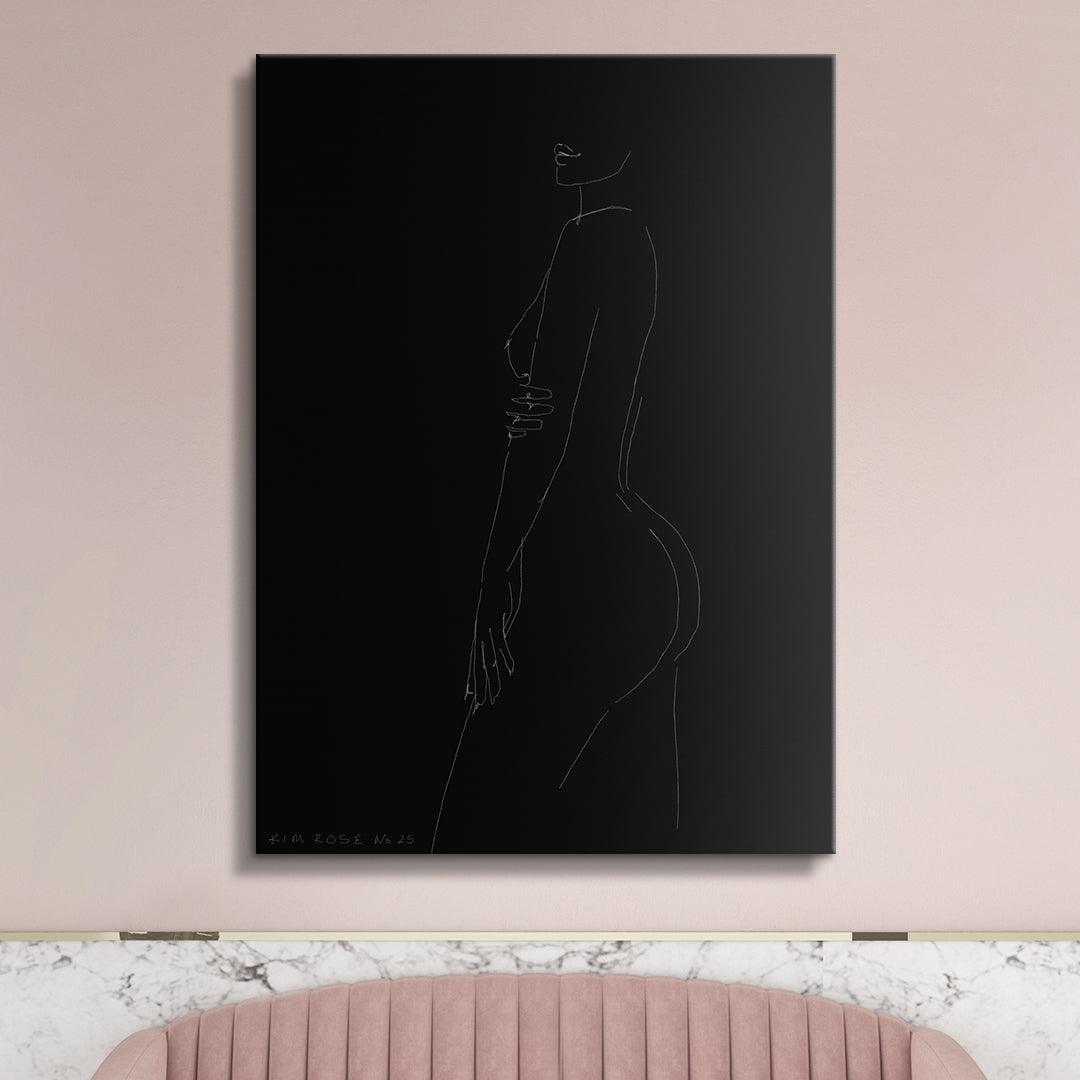 Daisy No 25 - Black - IKONICK - Kim Rose