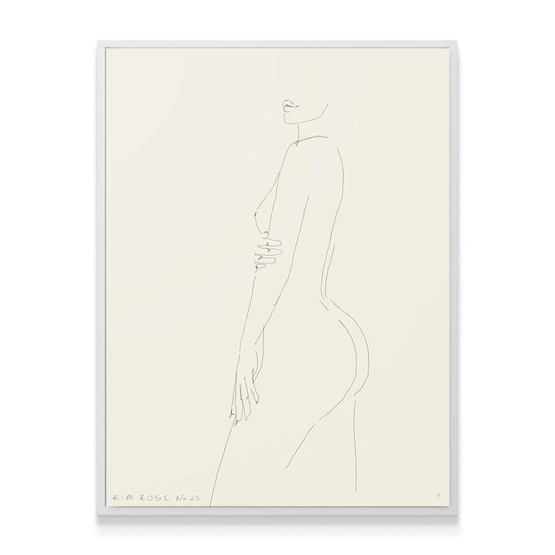 Daisy No 25 - White - IKONICK - Kim Rose